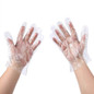 200/100pcs Disposable PE Plastic Film Gloves,Leak-proof Useful Sanitary Gloves,Food Prep Gloves,print Transparent Protective Gloves for Barbecue, Cleaning, Dish washing, Restaurant,One Size Fits Most — image 14 of 16