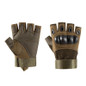 Tactical Gloves Hard Shell Half-Finger Grip Training Cut-Resistant Wear-Resistant Mountaineering Combat Protection Fitness — image 14 of 31