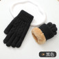 Touchscreen Winter Gloves for Men - Double Layer Fleece Lined, Cold Weather Thermal Gloves, Soft Cashmere-Like Knit — image 8 of 12