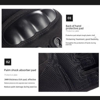 Tactical Gloves for Men | Hard Shell Anti-Slip & Abrasion Resistant | Riding, Training, Hiking & Outdoor Protection — image 2 of 11