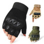 Tactical Fingerless Gloves for Men - Breathable & Anti-Slip Outdoor Training & Combat Gloves — image 4 of 14