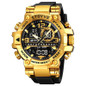 Top Brand Luxury Men Sport Chronograph Watch Dual Display Watches Army Military Watch Multifunction Electronic Watch 5 Bar Waterproof Rubber Watch — image 19 of 23