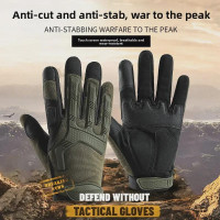 Tactical Gloves for Men - All-Weather Military Grade Grip for Outdoor Training, Hiking & Cycling — image 2 of 11