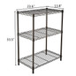 3Tier Wire Shelving Rack Shelf Adjustable Unit Commercial Garage Kitchen Storage — image 5 of 8