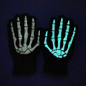 Novelty Halloween Glowing Claw Gloves Scary Cosplay Costume Full Finger Gloves Adult Unisex Gothic Knitting Gloves BUT — image 8 of 15