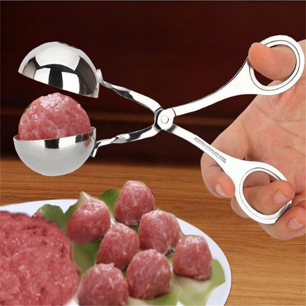 1Pc Kitchen Gadgets Non Stick Practical Meat Baller Cooking Tool Kitchen Meatball Scoop Ball Maker Kitchen Accessories Cuisine — image 1 of 11