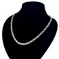 Man's Fashion Jewelry 4MM Silver Gold Plated Stainless Steel Byzantine Link Chain Necklace for Men — image 8 of 18