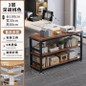 Multifunctional Kitchen Storage Cabinet with Microwave Stand and Cutting Board — image 49 of 58