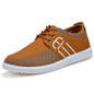 Men Fashion Lace Up Canvas Shoes Male Sneakers Casual Breathable Flat Shoes All-match Leisure Canvas Shoes Sport Shoes Men Student Skateboard Shoes — image 13 of 17