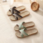 Slippers Summer Slippers Slides Beach Shoes Cross Flat Non-Slip Slippers Indoor and Outdoor Slippers Home Sandals Shoes Slippers Flat Flip Flop — image 16 of 20