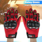1 Pair Motorcycle Gloves, Half Finger / Full Finger Motorbike Riding Gloves Touchscreen Gloves Outdoor Sports Cycling Hiking Gloves Tactical Mittens Skiing Glove — image 10 of 70