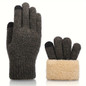 1Pair Winter Knit Gloves - Thermal Insulation for Cycling & Cold Weather, Double-Layer Wrist Cuff, Lightweight Soft & Comfortable, Perfect Gift for Birthday, Halloween & Christmas — image 15 of 15