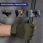 Fingerless Tactical Gloves, Knuckle Protective Breathable Lightweight Outdoor Military Gloves for Shooting, Hunting, Motorcycling, Climbing — image 8 of 23