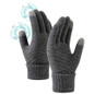 Winter Warm Touchscreen Gloves, Fluff Lined Thicken Knit Gloves Elastic Cuff Windproof Cycling Gloves For Running, Cycling, Driving, Hiking, Walking, Texting, Freezer Work, Gardening, And Daily Activities — image 18 of 18