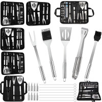 Premium Stainless Steel BBQ Tool Set - All-in-One Outdoor Camping Grill Accessories Kit — image 2 of 11