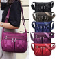 Multi compartment messenger bag women's waterproof Oxford cloth single shoulder bag leisure light middle-aged and elderly mother bag business collection Wallet — image 4 of 21