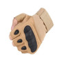 Tactical Army Military Airsoft Shooting Bicycle Combat Fingerless Paintball Hard Carbon Knuckle Half Finger Gloves — image 7 of 14