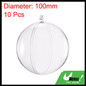 1~24pcs Clear Plastic Fillable Ornaments Ball Christmas DIY Craft Ball Bauble Ornament for Christmas Wedding Party Home Decorations — image 46 of 51