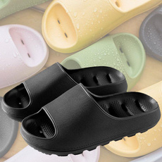 Slippers for Women Men Indoor and Outdoor House Slippers Bathroom Shower Shoes Anti-slip Slides Water  Leaking Beach Slippers Summer Couple Slippers Hollow Bath Slippers — image 3 of 29