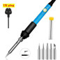 60W Soldering Iron Full Kit Electronic Welding Irons Tool Adjustable Temperature — image 8 of 14