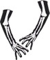Skeleton Gloves Halloween Costume Accessory - Long Bone Hand Cosplay Prop — image 11 of 12