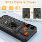 Phone Armor Case for iPhone 14 13 12 11 Pro Max XR XS X 8 7 SE 2022 Plus Case with Sliding Camera Cover & Ring Kickstand Shockproof Protective Rugged Phone Cover For Samsung Galaxy S23 S22 S21 S20 Note 20 Ultra A13 A14 A54 A34 A04 A53 A23 A22 A12 A32 — image 5 of 16