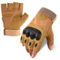 Tactical Gloves for Men - Half Finger Outdoor Training & Combat Hard Shell Protective Riding Sports Gloves with Anti-Slip Grip — image 9 of 28