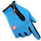 Winter Touchscreen Gloves for Cycling & Skiing - Fleece Lined, Windproof, Zippered, Unisex Cold Weather Sports Gloves — image 7 of 8