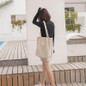 High Capacity Women Corduroy Tote Ladies Casual Shoulder Bag Foldable Reusable Shopping Beach Bag — image 10 of 14