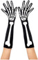 Skeleton Gloves Halloween Costume Accessory - Long Bone Hand Cosplay Prop — image 8 of 12