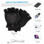 Heated Gloves Fingerless usb Fingerless Gloves Thermal Glove Half Finger Gloves — image 10 of 12