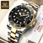 Orologi Al Quarzo クォーツ時計 Luxury Business Watches Big Dial Watch Gift Gold Watch for Men Rotatable Bezel Sapphire Glass Stainless Steel Band Sport Quartz Wristwatch Reloj Uhrenbeweger — image 5 of 21