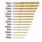 99 pieces titanium HSS cobalt twist drill set tool set 1.5 - 10 mm metal drill — image 9 of 14