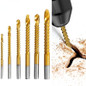 6Pcs/Set 3-8mm HSS Cobalt Drill Bits Set Twist Drill Titanium Drilling Spiral Screw Metric Composite Tap Drill for Drilling Cut Grooving — image 19 of 19