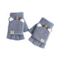2pcs Women Versatiles Fingerless Mittens Outdoor Autumn Gloves Office Work Glove — image 14 of 16
