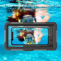 Professional Diving Underwater Phone Case 50ft Waterproof Protective Case Fit for  from 4.7 to 6.8 inch for iPhone, Samsung Universal Waterproof Cell Phone Case for Underwater Diving and Snorkeling — image 7 of 15