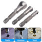 3/15pcs Countersink Deburring Tool Set Drill Bits 1/4 Hex Shank Chamfer Wood Countersink Deburring Drill Bit Tool 5/64 1/8 3/16 — image 4 of 13