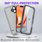 PlusAcc Waterproof Case for iPhone 17 Air 16 15 14 13 12 11 Pro Max Mini 14 15 16 Plus [Built-in Screen Protector][IP68 Underwater][6.6FT Military Dropproof][Dustproof] Full Body Shockproof Protective Phone Case — image 6 of 13