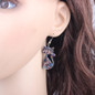 Bonsny Cute Lovely Cat  Earrings Acrylic Printing Patterns 2017 New Design Drop Earrings For Girls Woman Jewelry — image 5 of 20