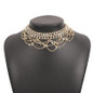 Crystal Necklace Tassel Choker Neck Chain Rhinestones Necklaces Fashion Jewelry Accessories Gifts for Women and Girls — image 4 of 12