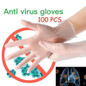 10/30Pcs Disposable Nitrile Gloves High Quality Anti-virus Gloves Disposable Latex Gloves Safety Isolation Gloves Medical Catering Housework Protective Gloves — image 13 of 14