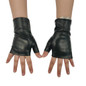 Punk Style Fingerless Gloves Windproof PU Nightclub Fashion Accessory — image 10 of 10