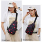 Personalized Pattern Multifunction Shoulder Crossbody Bag for Men Short Travel Messenger Chest Bag Light Outdoor Sport Recreation Lovers Single Shoulder Bag — image 24 of 29