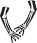 Skeleton Gloves Halloween Costume Accessory - Long Bone Hand Cosplay Prop — image 9 of 12