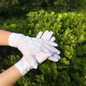 Adult White Gloves for Ceremony School Boys and Girls White Elastic Gloves — image 7 of 10