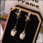 Metal Trendy Water Drop Women Dangle Earrings Simple Korean Jewelry Female Long Pendant Eardrop — image 4 of 13