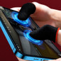 60pcs/50pcs/45pcs/40pcs/30pcs/20pcs Gaming Finger Sleeves Breathable Fingertips for Mobile Phone Game Controller Finger Thumb Sleeve Gloves Carbon Fiber Anti-Sweat Seamless Touch Screen Finger Covers — image 5 of 34