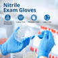 Disposable Nitrile Exam Gloves, Blue, Nitrile Gloves Disposable Latex Free, Medical Gloves, Cleaning Gloves, Food-Safe Rubber Gloves, Powder Free, Non-Sterile, 100-Ct Box (Large) — image 6 of 8