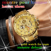 Montre Pour Homme Montre Étanche Luxury Watches Men WWOOR 2021 New Mens Watches High End Luxury Stainless Steel Quartz Watch Men Waterproof Sport Chronograph Relogio Masculino Automatic Watches Herren Uhren — image 2 of 13