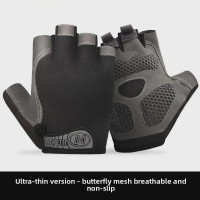 Breathable Half-Finger Gym Gloves - Anti-Slip & Durable for Workouts, Cycling & Driving — image 2 of 23